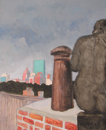 Boston  Black bay 2 - 12F(61x50) - huile sur toile